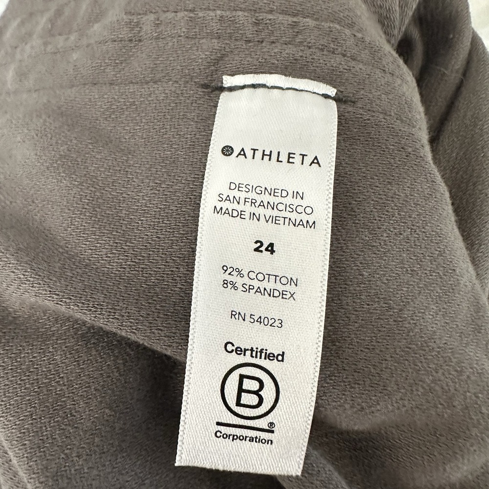 Athleta Farallon Camo Thick Knit Joggers Cotton Stretch Pockets Women's Plus 24 - Picture 12 of 13